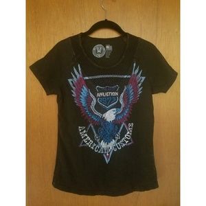 Affliction High Beams Scoop Neck Tee